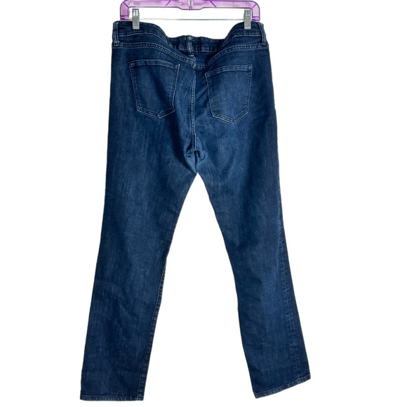 GAP Real Straight FIT Dark Wash Jeans 12 Long - Picture 3 of 6